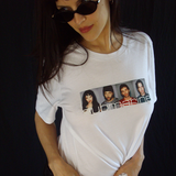 polaroid band tee