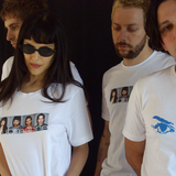 polaroid band tee